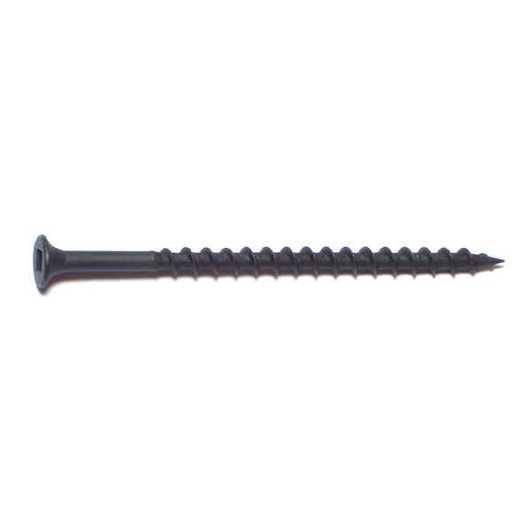 Buildright Drywall Screw, #8 x 3 in, Steel, Flat Head Square Drive, 2000 PK 07437 - main